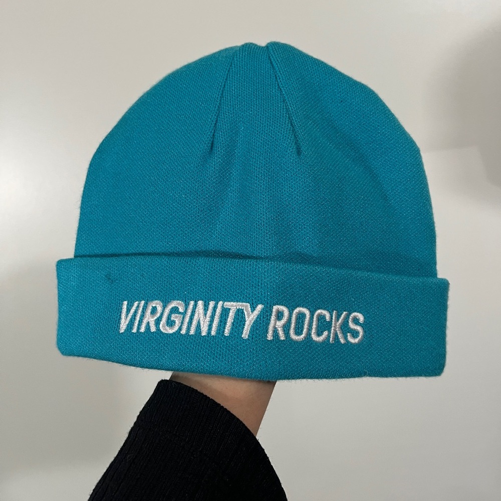 Danny Duncan Virginity Rocks Beanie Hat in Blue One Size